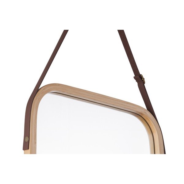 Stensko ogledalo v bambusovem okvirju PT LIVING Idylic, dolžina 40,5 cm-image-1