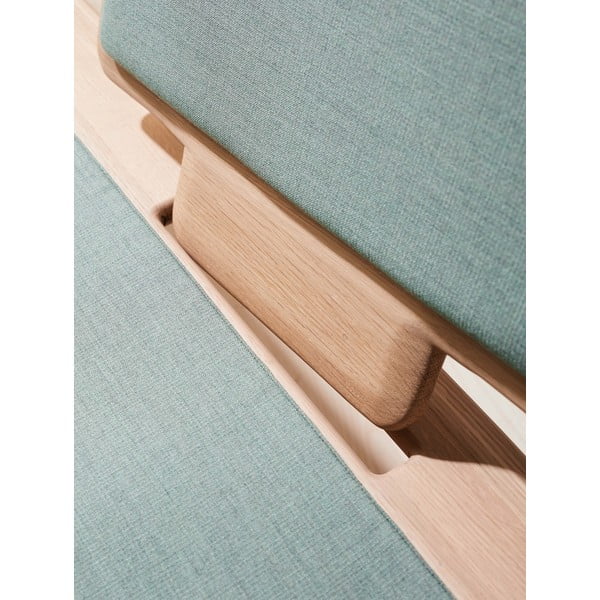 Svetlo zelena klop z volneno blazino Elba - Hammel Furniture-image-3