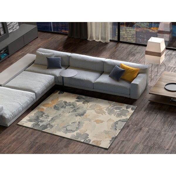 Siva/bež preproga 80x150 cm Flores Sunset – Universal-image-1