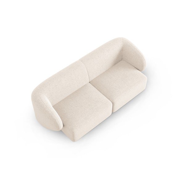 Bež sedežna garnitura iz šenilje 188 cm Paolo – Milo Casa-image-1