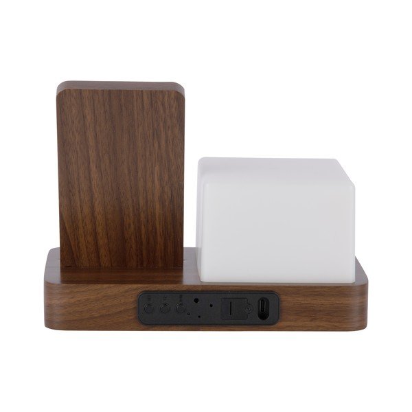 Digitalna/namizna budilka z brezžičnim polnilnikom Retro LED Night Light – Karlsson-image-4