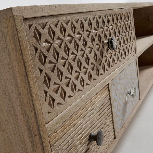 TV omarica iz mangovega lesa Kave Home Hood-image-1