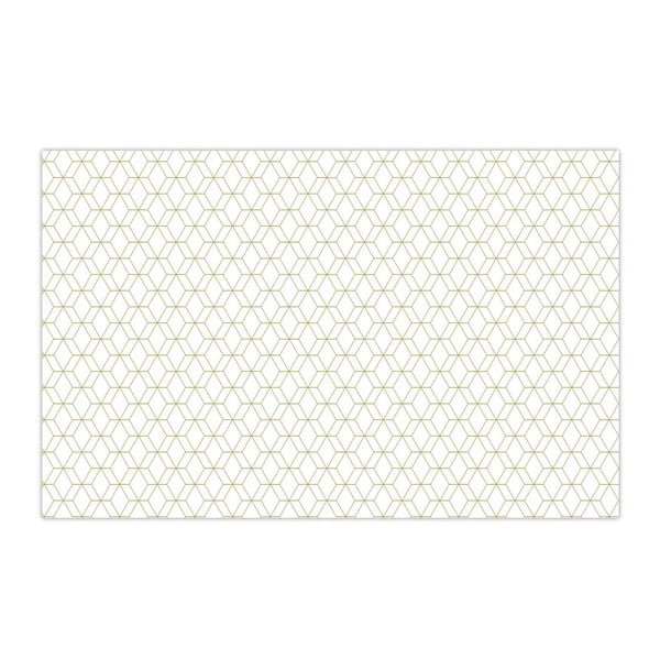 Namizni prt Hexagon White, 140x220 cm