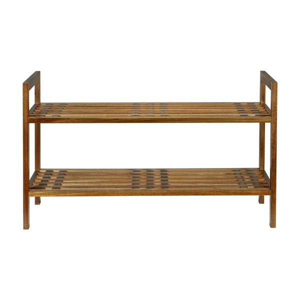 Stojalo za čevlje iz masivne akacije v naravni barvi 69x40,5x27 cm Fondi – Wenko-image-3