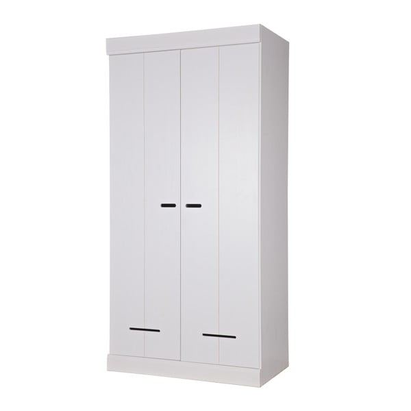 Bela dvokrilna garderobna omara WOOOD Locker-image-1