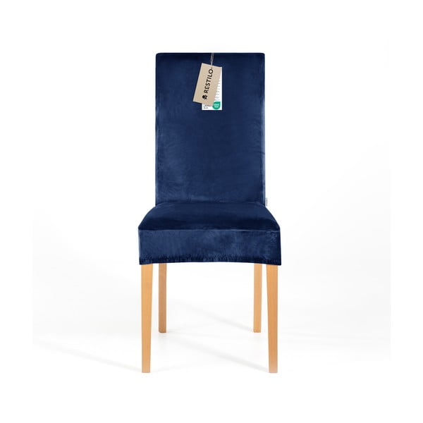 Modra raztegljiva prevleka za stol 48 cm Sento – Restilo