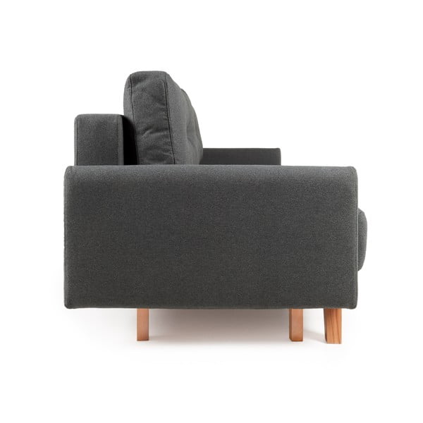 Temno siva raztegljiva sedežna garnitura Bonami Selection Pop-image-3