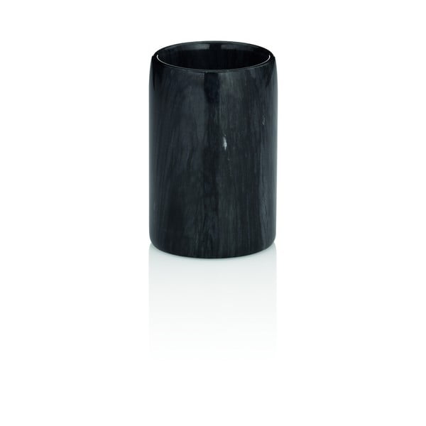 Črn marmoren lonček za zobne ščetke Kela Liron
