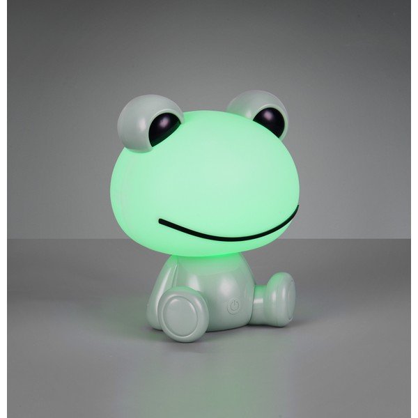 Zelena LED otroška svetilka Hopper – Reality-image-1