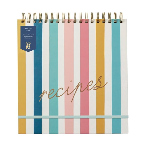 Beležnica receptov 80 str. Stripe – Busy B-image-1