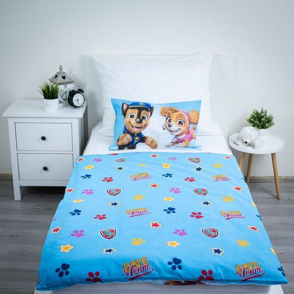 Bombažna otroška posteljnina za otroško posteljico 100x135 cm Paw Patrol – Jerry Fabrics-image-3