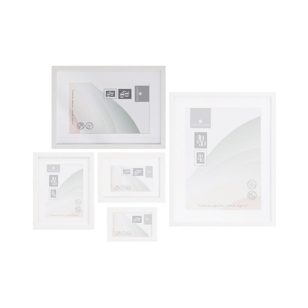 Bel stenski okvir 32x42 cm Sencillo – Casa Selección-image-1