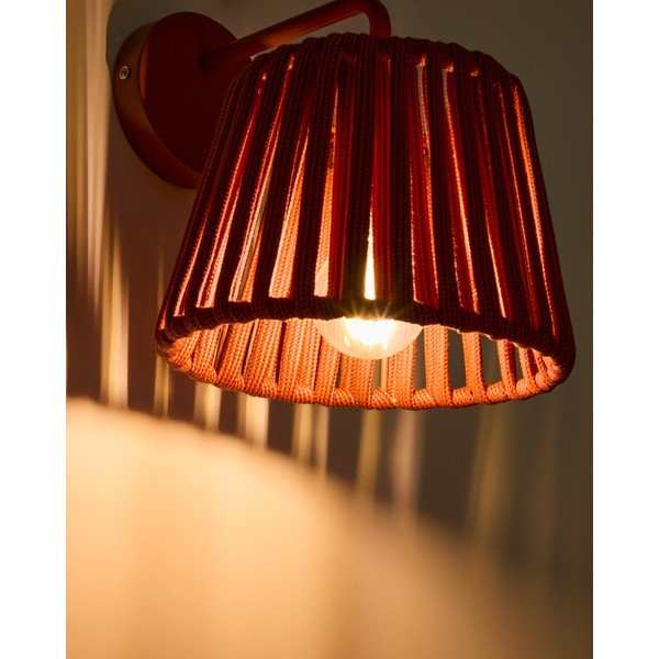 LED stenska zunanja svetilka s solarnim panelom (višina 23 cm) Aldet – Kave Home-image-2