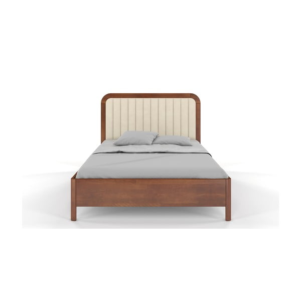 Svetlo rjava zakonska postelja iz bukovega lesa Skandica Visby Modena, 180 x 200 cm-image-2