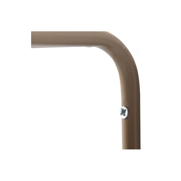 Svetlo rjava kovinska stenska omarica za čevlje Josse – WOOOD-image-3