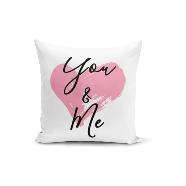 Prevleka za vzglavnik Minimalist Cushion Covers You & Me Heart, 45 x 45 cm