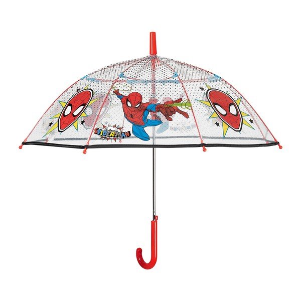 Prozoren otroški dežnik Ambiance Spiderman Marvel, ⌀ 74 cm