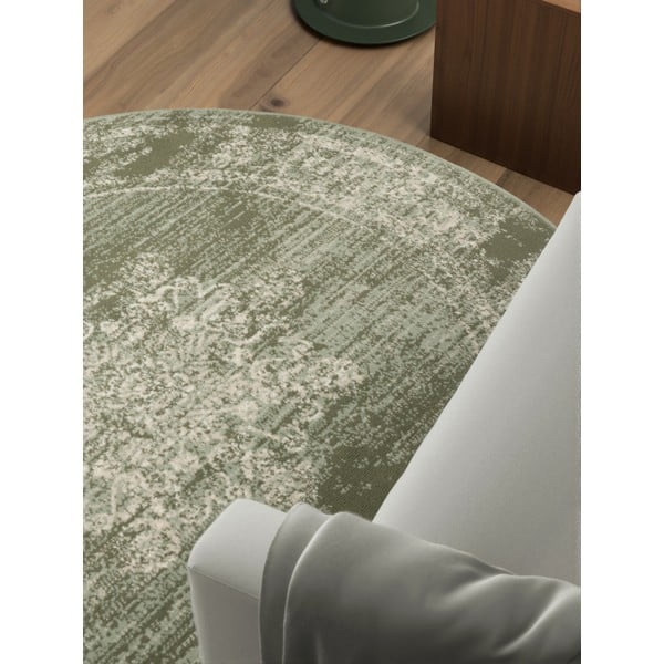 Zelena okrogla preproga ø 160 cm Gloria Lydia – Hanse Home-image-2