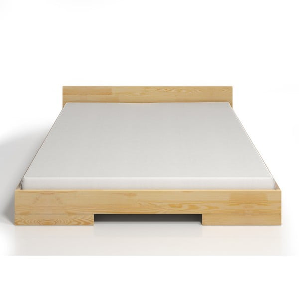 Dvoposteljna postelja iz borovega lesa SKANDICA Spectrum, 200 x 200 cm