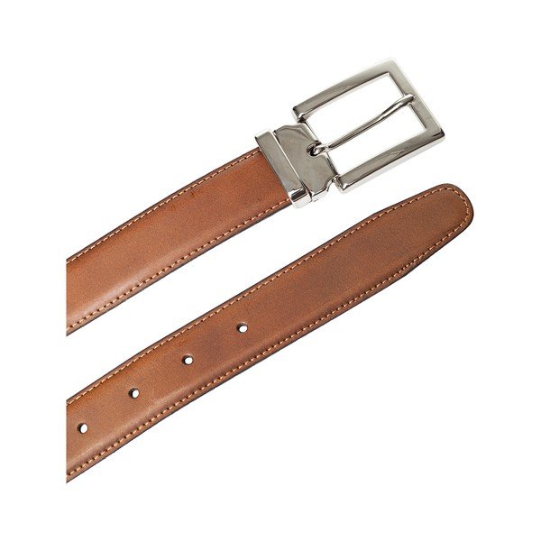 Moški usnjeni pas Ferruccio Laconi Bjarni, rjave barve konjaka, dolžine 110 cm-image-1