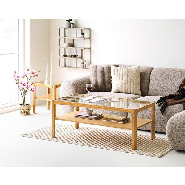 Bež večnivojska kovinska polica 48 cm Lanciano – House Nordic-image-3