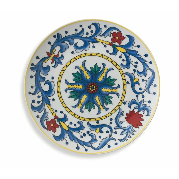 18-delni komplet barvnih krožnikov iz porcelana in keramike VDE Tivoli 1996 Renaissance-image-4