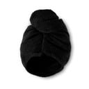 Črne hitro sušeče bombažne brisače za lase v kompletu 2 ks 20x13 cm Quick Dry – Catherine Lansfield