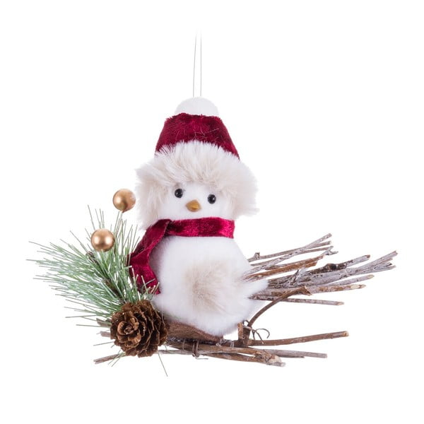 Tekstilni okrasek za jelko 13 cm Bird – Casa Selección