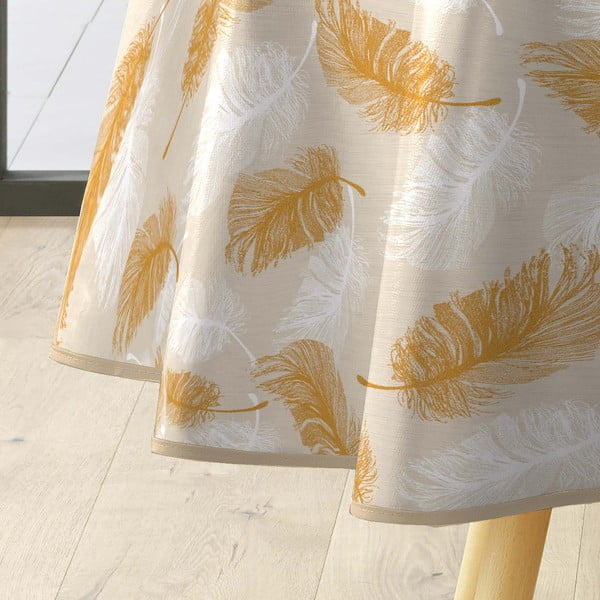 Povoščen namizni prt ø 160 cm Sarina – douceur d'intérieur-image-3