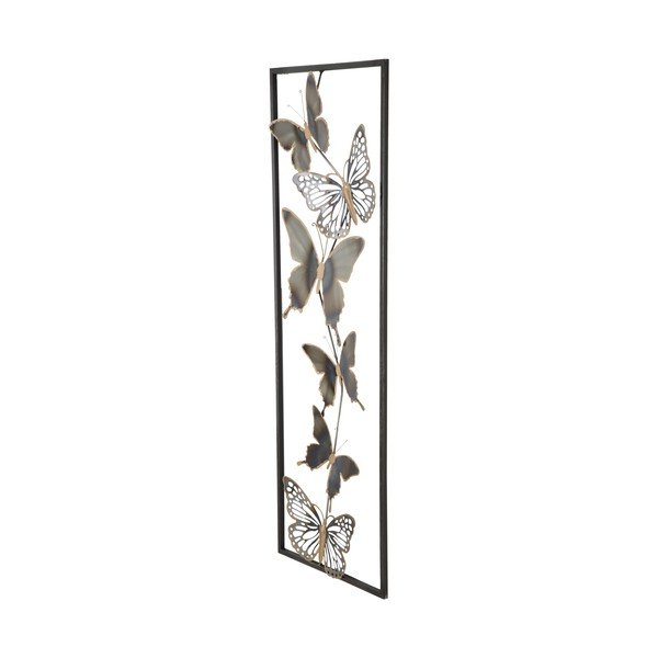 Stenska kovinska dekoracija Mauro Ferretti Butterflies, dolžina-image-3