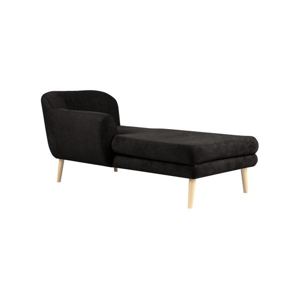 Črn ležalnik Mazzini Sofas Sardaigne-image-2