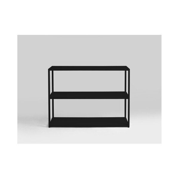 Črn knjižni regal Custom Form Hyller, višina 75 cm-image-1
