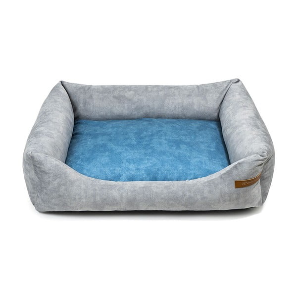 Modra/svetlo siva postelja za pse 75x85 cm SoftBED Eco L – Rexproduct