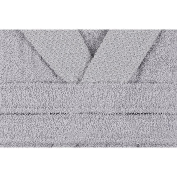 Siv bombažen kopalni plašč velikosti M Cappa – Foutastic-image-3