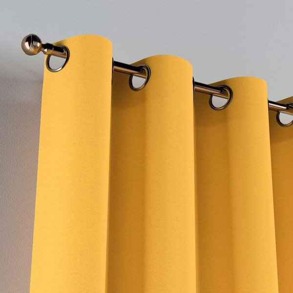 Rumena zavesa 260x130 cm Happiness - Yellow Tipi-image-3