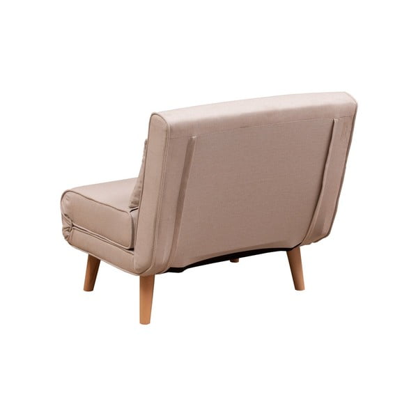 Kremno bel fotelj Folde – Artie-image-2