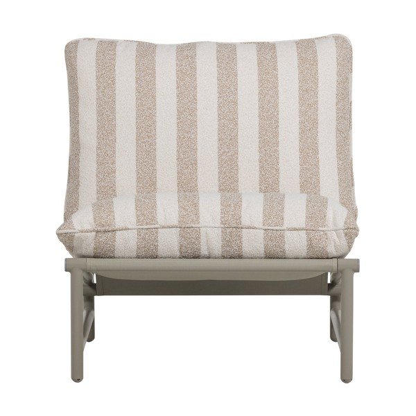 Bež kovinski/oblazinjen vrtni fotelj Elvo – WOOOD-image-2