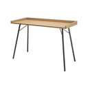 Pisalna miza s hrastovo ploščo 52x115 cm Rayburn - Woodman