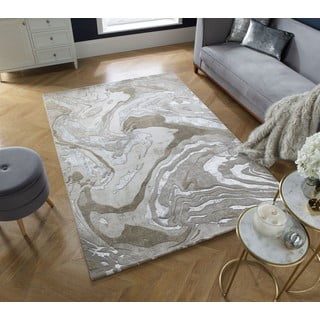 Bež preproga 120x170 cm Marbled – Flair Rugs