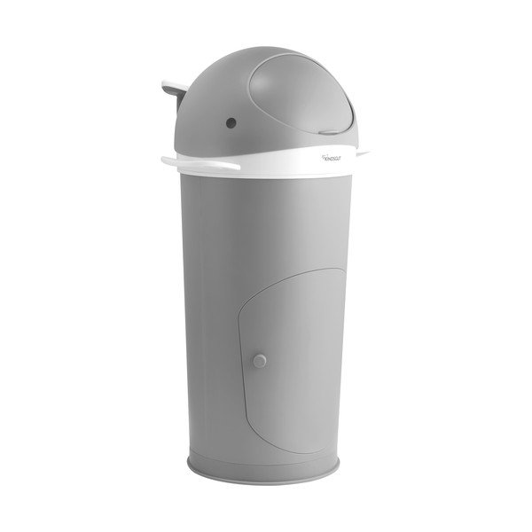 Temno siv plastičen koš za plenice 25 l Whale – Kindsgut