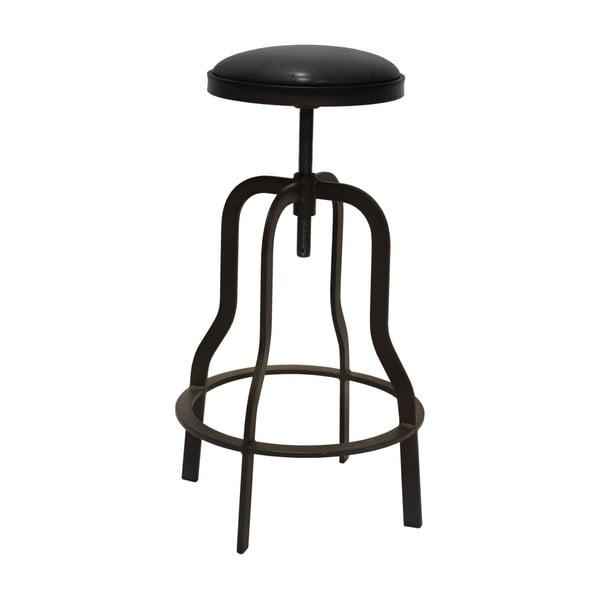 Temno rjav barski stolček RGE Vergas, višina 66 cm