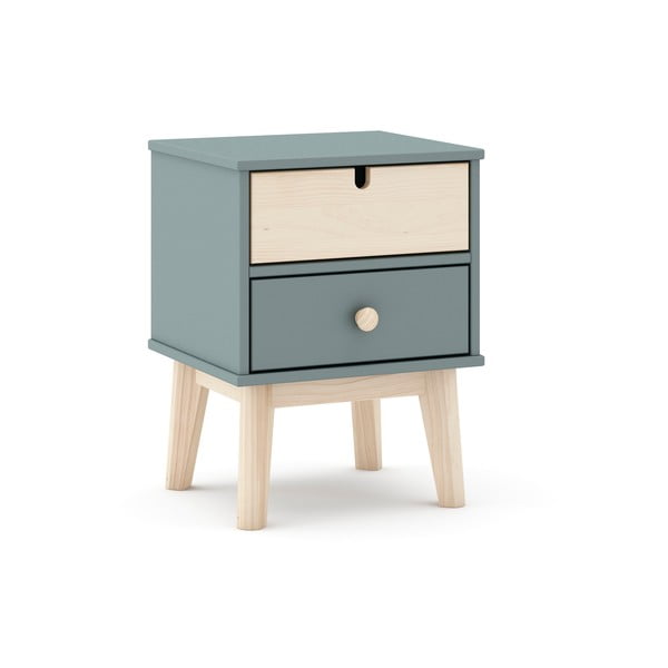 Prašno zelena otroška nočna omarica Estefania – Marckeric-image-3