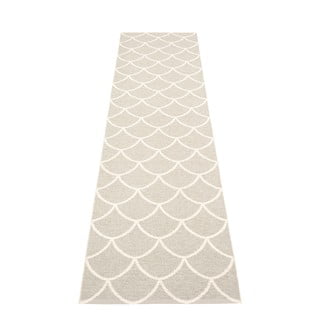 Kremno bel zunanji in notranji tekač 70x300 cm Kotte Linen – Pappelina