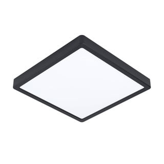 Črna LED stropna svetilka 28,5x28,5 cm FUEVA 5 – EGLO