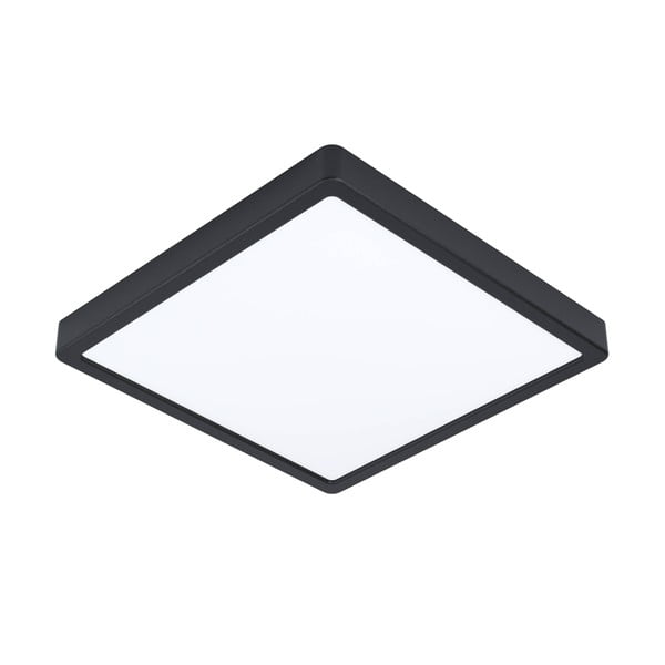 Črna LED stropna svetilka 28,5x28,5 cm FUEVA 5 – EGLO