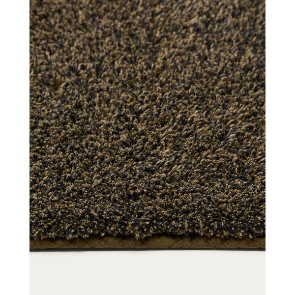 Kaki zelena kopalniška preproga 50x70 cm Coper – Kave Home-image-2