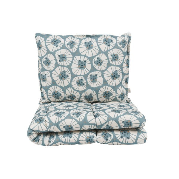 Moder komplet za zibelko Denim Lions – Malomi Kids-image-2