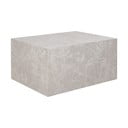 Bež mizica v marmornem dekorju 60x80 cm Prague – House Nordic