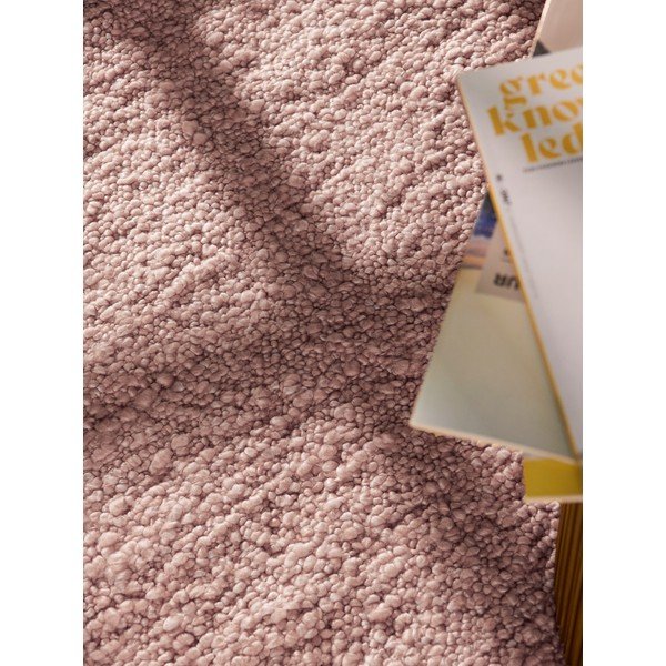 Prašno rožnat ročno tkan bouclé tekač 80x200 cm Notting Hill Portobello – Ted Baker-image-2