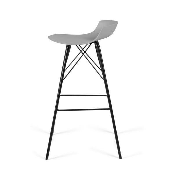 Sivi barski stoli v kompletu 2 ks (višina sedeža 71 cm) Tori – Tenzo-image-3